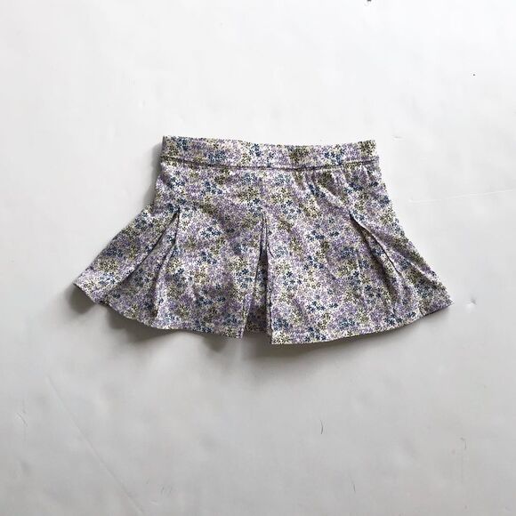 Lands End floral print pleated skort EUC 2T - Picture 5 of 5